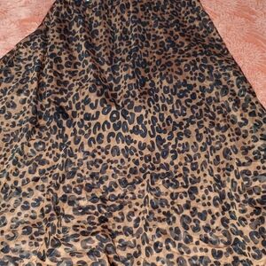 Leopard Print Maxi Skirt